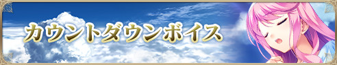 カウントダウンボイス